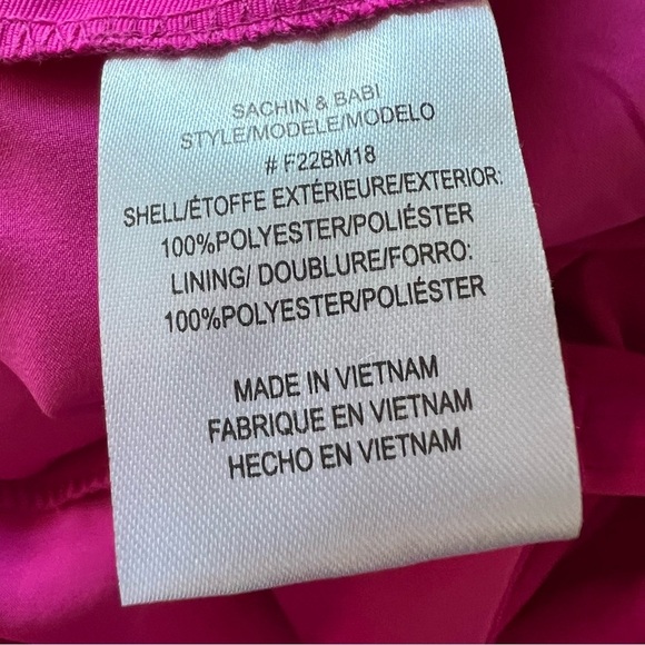 New! BHLDN Sachin & Babi One Shoulder Bow Mini Dress 26127 - Picture 13 of 13